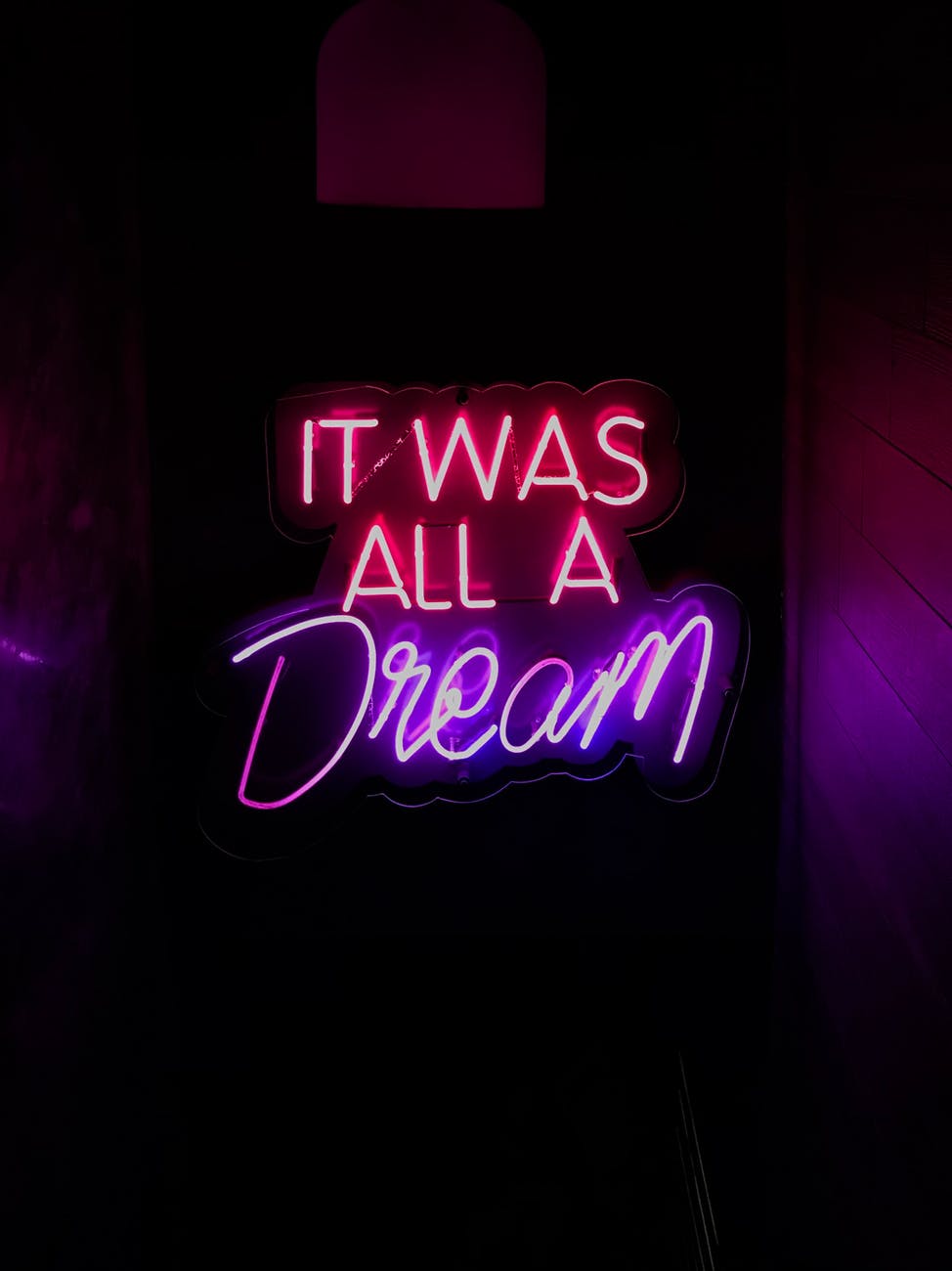 illuminated neon sign
