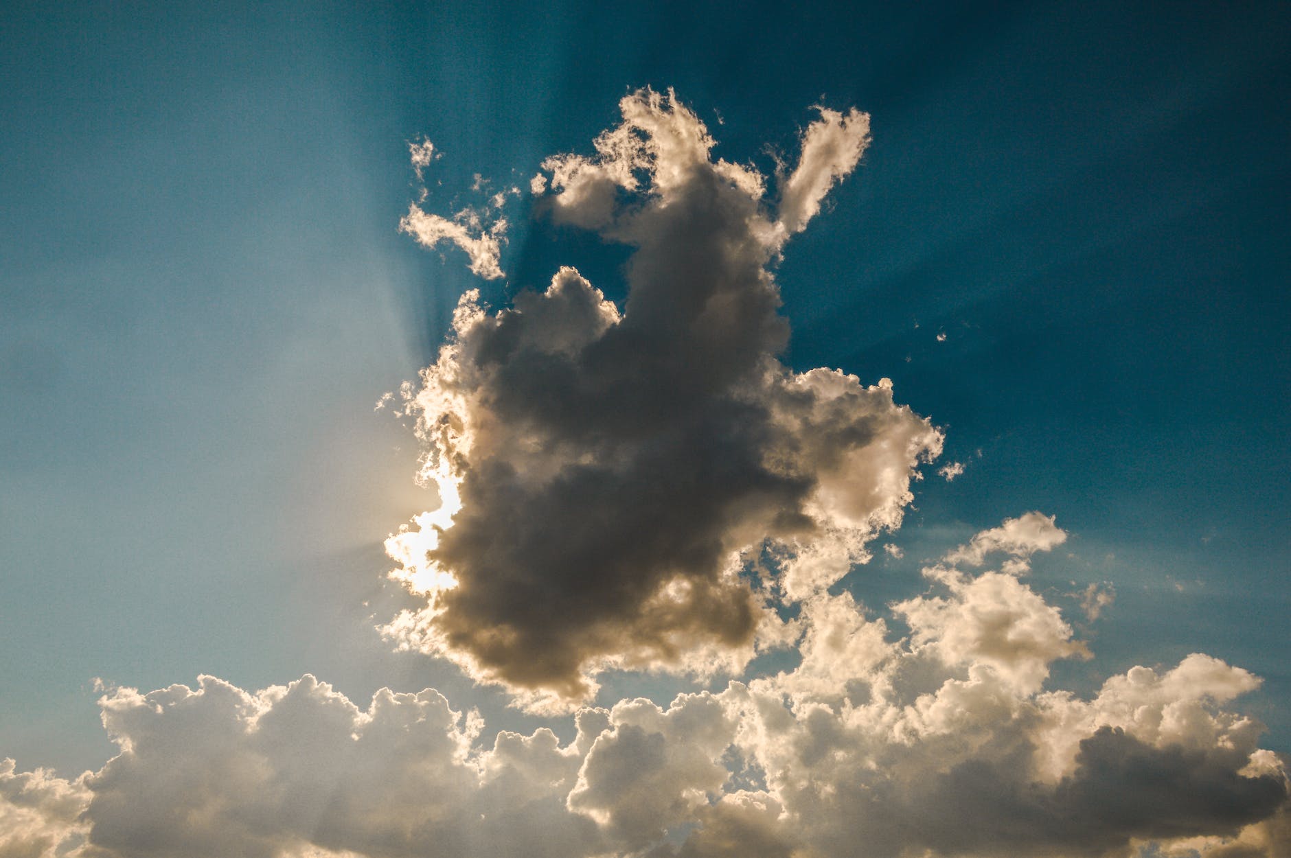 gray and blue sky