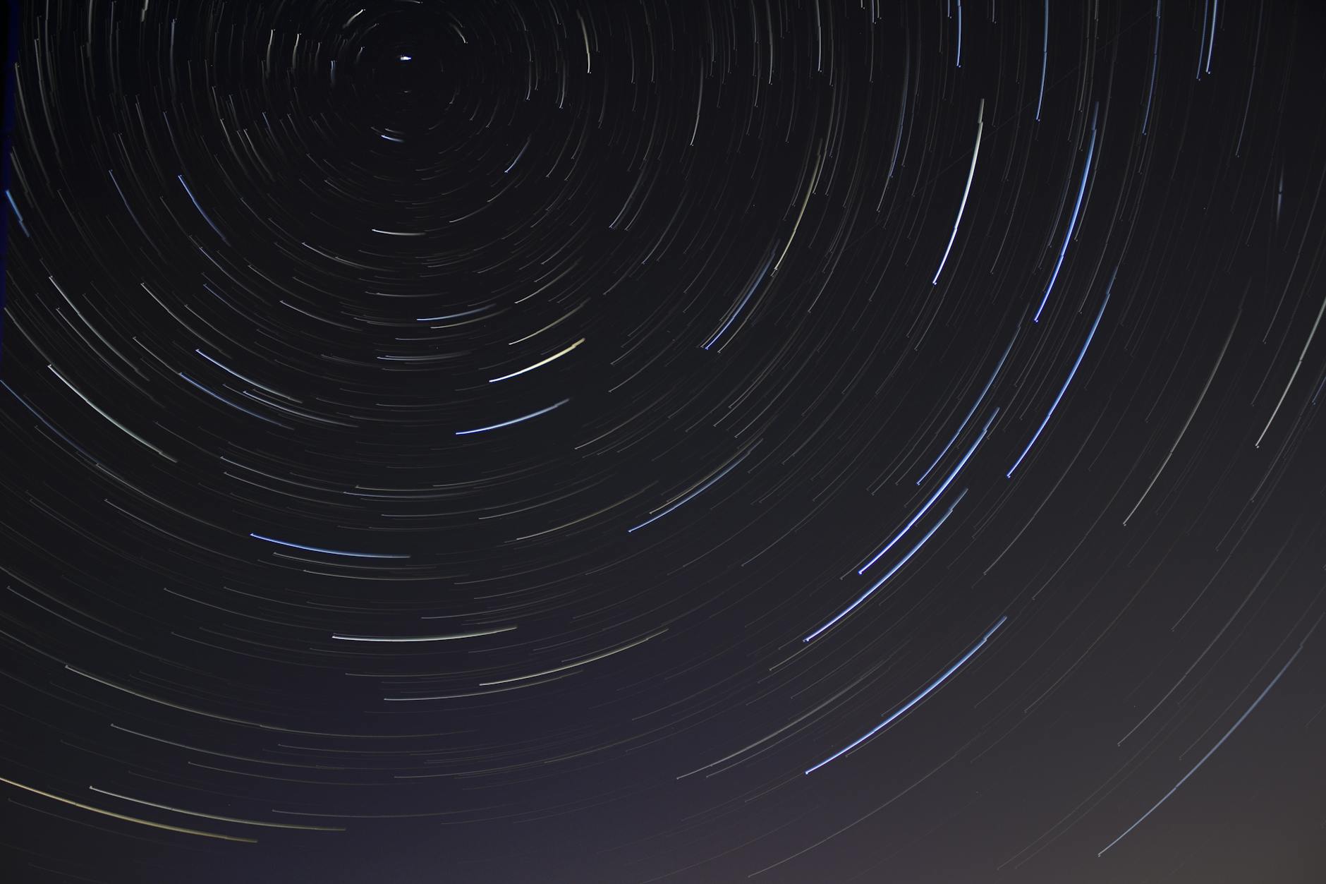 time lapse photo of stars on night