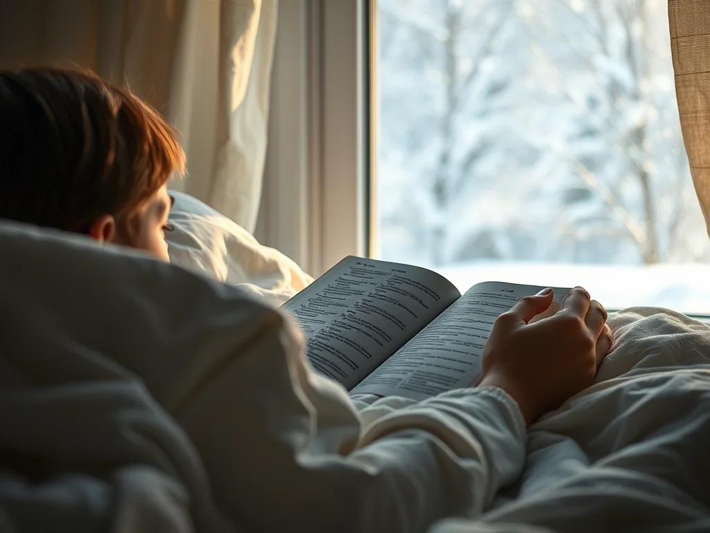 reading-your-bible-in-bed-with-snow-out-the-window